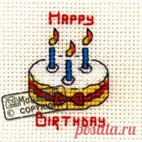 Mouseloft Mini Cross Stitch Card Kit  - Special Occassions - Happy Birthday  | eBay Mouseloft Mini Cross Stitch Kit. Mouseloft mini cross stitch kit. Kit contains Includes Card & Envelope. Claims CANNOT be filed until after this period has elapsed. Full charted easy to follow instructions. | eBay!
