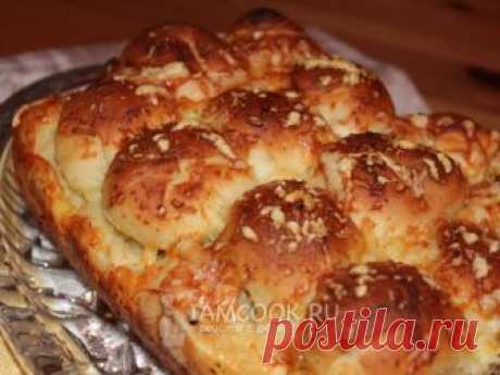 Обезьяний хлеб (с чесноком и сыром) — рецепт с фото