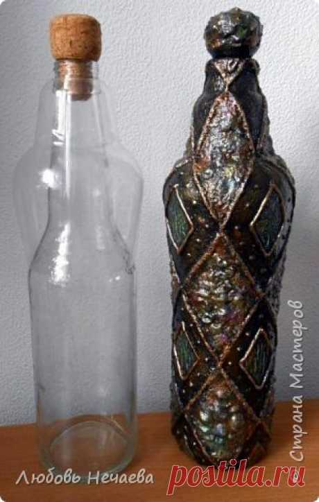 Как придать любую форму стеклянной бутылке для декорирования - Сам себе волшебник