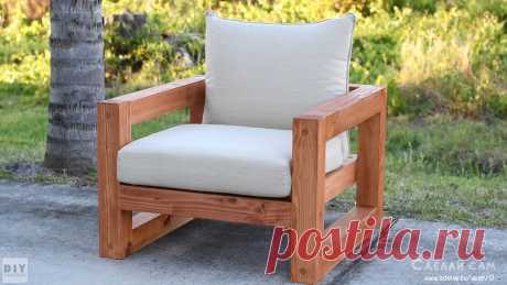 Кресло в стиле модерн из дерева своими руками