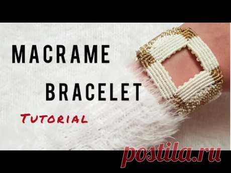 How to make square macrame bracelet/ Diy fantastic macrame bracele /macrame tutorial