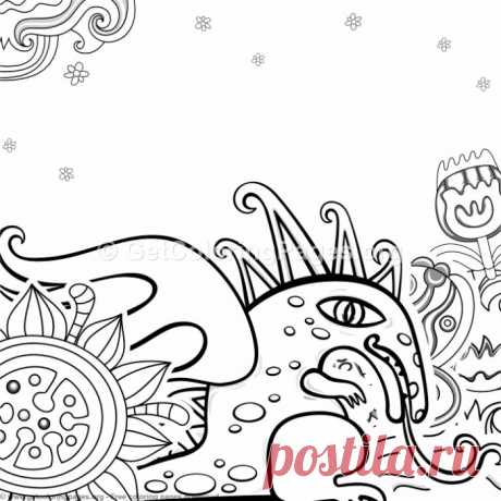 Creative Art Fierce Dragon Coloring Pages &amp;#8211; GetColoringPages.org