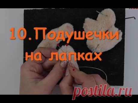 10. Подушечки из шерсти на лапках котенка Тедди - YouTube