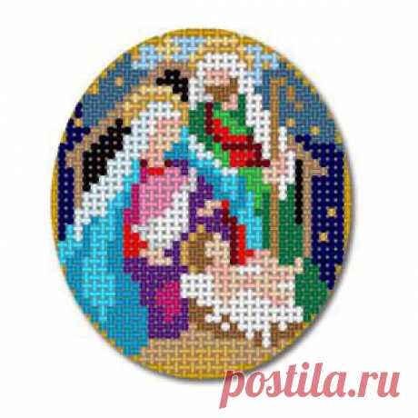Nativity – Holy Family Adorable high-quality Nativity - Holy Family. The Needlepointer is a full-service shop specializing in hand-painted canvases, thread fibers, needlepoint books, accessories, needlepoint classes and much more.