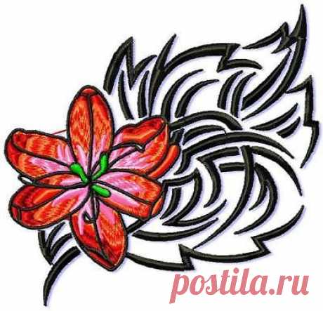 TATTOO FLOWERS 10 MACHINE EMBROIDERY DESIGNS CD 3 SIZES | eBay