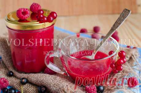 Ягодный соус. Рецепт десертного соуса из ягодного ассорти | Волшебная Eда.ру