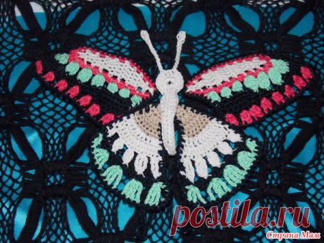 Бабочка крючком - Вязание - Страна Мам