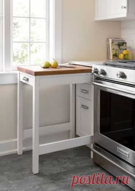 These storage ideas are ideal for a small space like your kitchen. Small kitchens can be hard to deal with when you're an active cook. DIY a pegboard for your small kitchen, or maybe even downsize your furniture and add a table to your cabinets. Get the full list of organization ideas for the home kitchen.