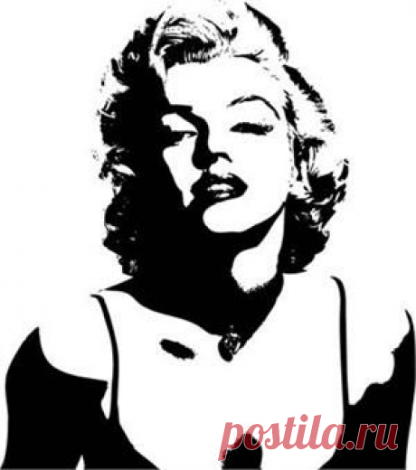 Marilyn Monroe Silhouette #4 Vinyl Decal