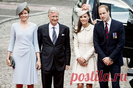 Принц Уильям и герцогиня Кэтрин прибыли в Бельгию, HELLO! Russia