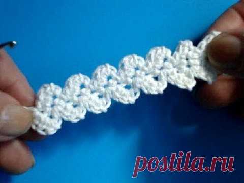 Вязание крючком - Урок 189 - Ленточное кружево 3  ...  Вязание крючком для начинающих
 ... 
 ...  
Урок вязания крючком для начинающих - как вязать ленточку, ленточное кружево
How to crochet, crocheting, stitch - основы...