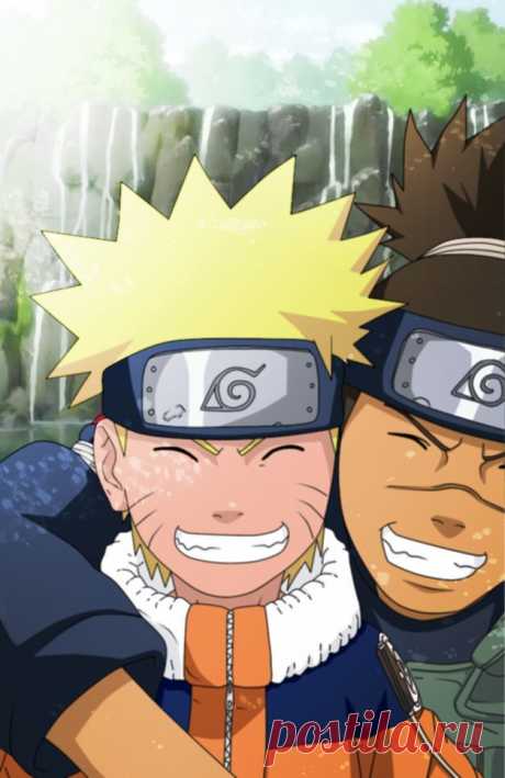 Naruto and Iruka CoverColour by  x3misteryyuyux3.deviantart.com.