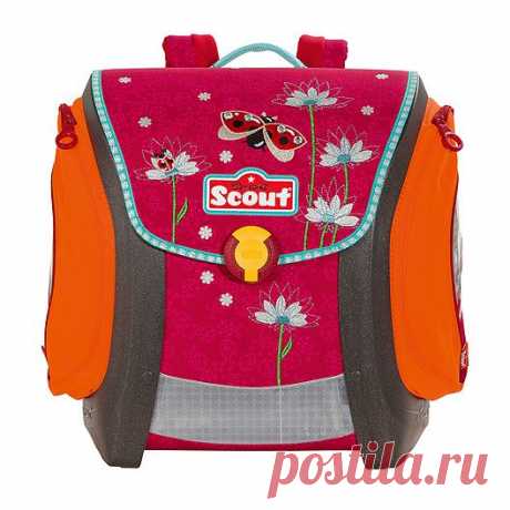 Каталог Scout: Scout – школьные ранцы, рюкзаки, чемоданы, пеналы, сумки для обуви . Расцветка &quot;Божья коровка (538)&quot;.