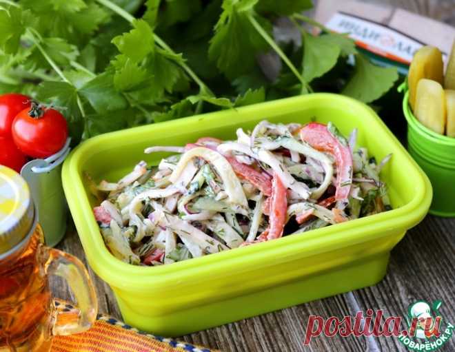 Овощной салат с бужениной – кулинарный рецепт