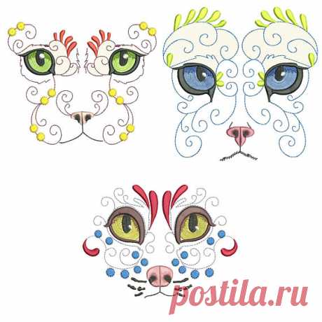 WILD CAT FANCY (6inch) - 10 Machine Embroidery Designs Instant Download 6x6 hoop (AzEB) This package available in sizes: https://www.etsy.com/listing/537565605 - 3.88 Small https://www.etsy.com/listing/523756598 - 4.88 Medium https://www.etsy.com/listing/537567409 - 5.88 Large  WILD CAT FANCY HAS 10 DESIGNS IN 6.00 SIZE (TOTAL OF 10 DESIGNS)  This is a digital file and