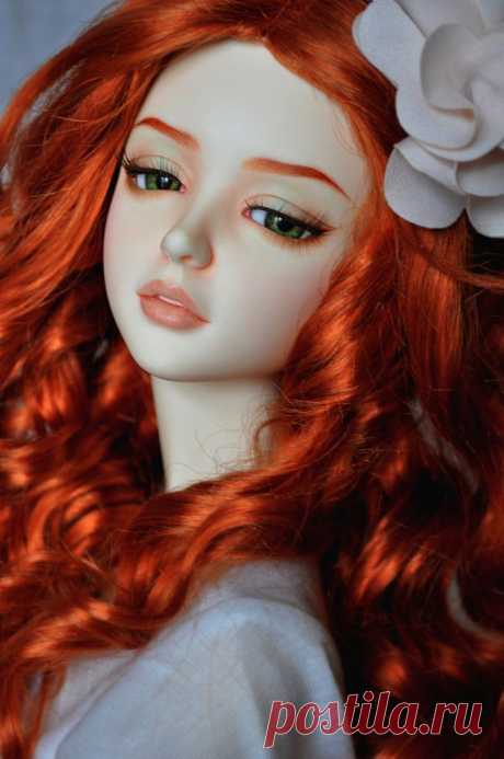 Toys doll baby long hair girl beautiful red hair green eyes wallpaper | 2848x4288 | 783196 | WallpaperUP