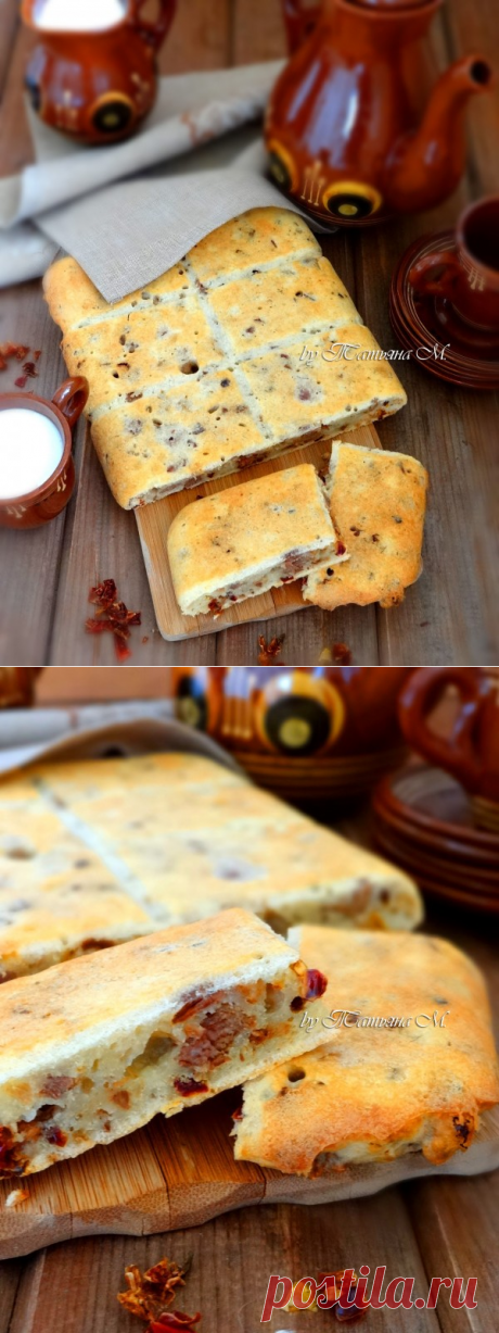 Закусочный пирог с уткой и паприкой | Кулинарный блог Татьяны М.