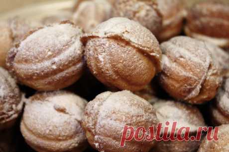 Как приготовить печенье орешки со сгущенкой. - рецепт, ингредиенты и фотографии