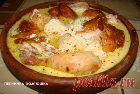 Шкмерули (Чкмерули) -цыпленок по-грузински - Перчинка хозяюшка