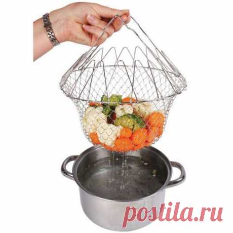 Волшебная корзинка для приготовления картофеля фри в домашних условиях Chef Basket - купить в Телемагазине