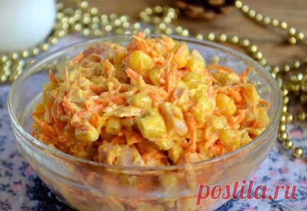 Как приготовить салат с корейской морковкой и копченой курицей  - рецепт, ингредиенты и фотографии