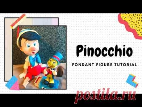 Pinocchio fondant cake Topper Tutorial
