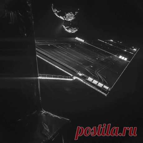 Космический зонд Розетта снял самое крутое селфи во Вселенной | bit.ua