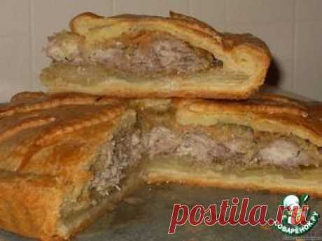 Пирог с мясом и картофелем - кулинарный рецепт