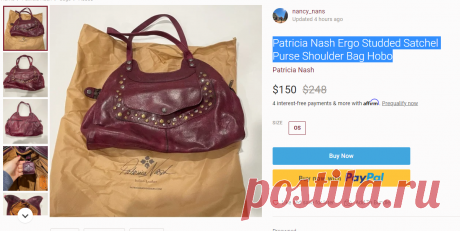 Patricia Nash | Bags | Patricia Nash Ergo Studded Satchel Purse Shoulder Bag Hobo | Poshmark