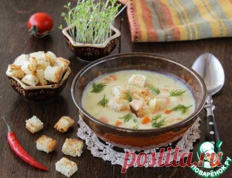 Суп с плавленым сырком и карри - кулинарный рецепт