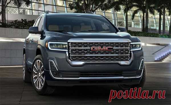 GMC Acadia 2020-2021 новый кроссовер - цена, фото, технические характеристики, авто новинки 2018-2019 года