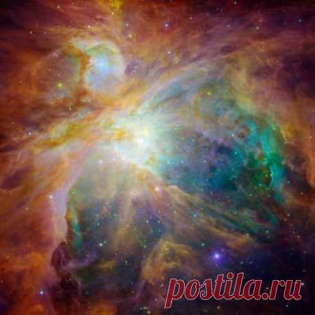 HubbleSite - Фотоальбом: Спитцер и Хаббл .Туманность Ориона