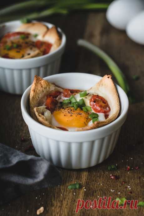 Вкусные и необычные завтраки: французский омлет, яйца кокот, сэндвич-круассан и вафли - Red Lips Journal