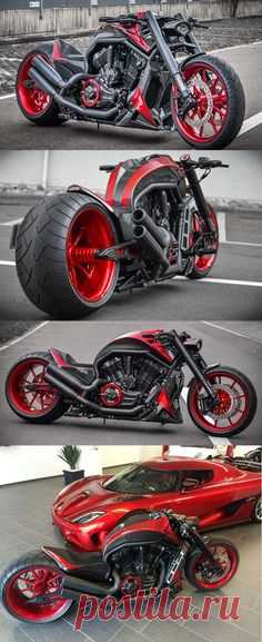 Harley Davidson V Rod Based On The Koenigsegg AGERA-R by No Limit Custom NLC