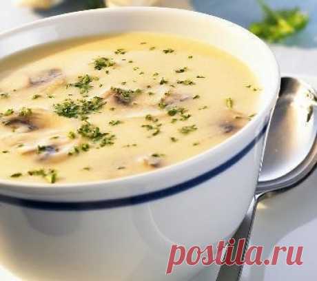 Грибной суп-пюре с сыром (100 гр - 116.30 ккал)