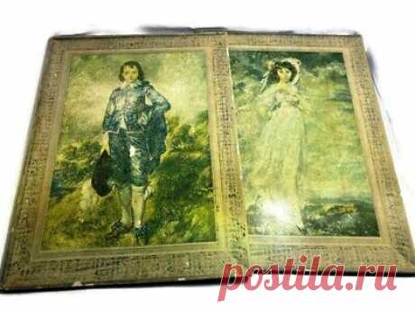 Vintage Ceramic Framed Painting Painted Tiles Blue Boy Pinkie Decor Nevamar  | eBay The second painting is a copy of the painting of PINKIE for Sir Thomas Lawrence (1769 - 1830). The first painting is a copy of the painting of THE BLUE BOY for Thomas Gainsborough (1727 - 1788). This thoroughly delightful painting is considered by many experts to be Lawrence’s masterpiece.