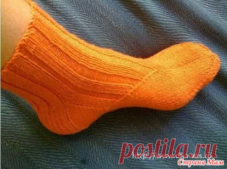 Необычные носки спицами - Вязание - Страна Мам