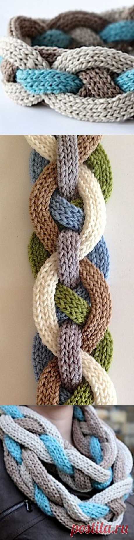 Ravelry: Iquitos Flat i-Cord Scarf pattern by Laura Cunitz