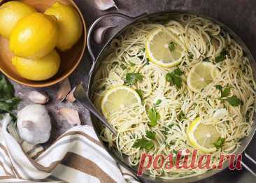 Спагетти с лимоном по рецепту Софи Лорен. Кулинарный блог