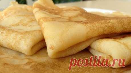 Обалденные домашние блины (блинчики) - вкусно и быстро Crepes, Pancake (Dish)