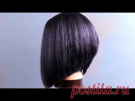 HOW TO CUT LONG BOB HAIRCUT TUTORIAL STEP BY STEP FOR BEGINNERS, CARRE PLONGEANT COUPE#BOBHAIRCUT