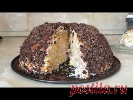 Торт из печенья без выпечки / Рецепт от Оли Салиховой 13 февраля 2019 г.