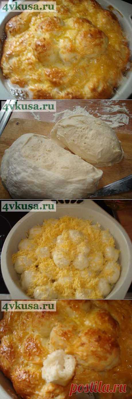 &quot;Обезьяний&quot; хлеб с сыром и чесноком | 4vkusa.ru