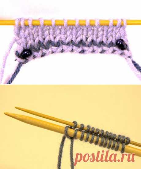 Набор на двойную спицу / Double Needle Cast-On | Knitting club // нитин клаб