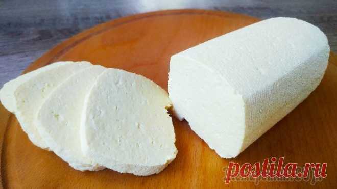 Домашний сыр без соды и ферментов за 15 минут из 3 ингредиентов!