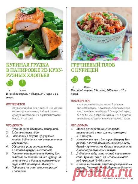 Куриная грудка в панировке из кукурузных хлопьев. Гречневый плов с курицей