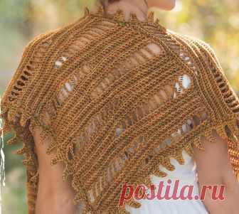 0166 - шарфи, шалі, палатини - В'язання для жінок - Каталог статей - Md.Crochet