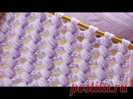 Wow👌💯   in purple color * Super Easy Tunisian Crochet Baby Blanket For Beginners online Tutorial