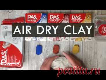 AIR DRY CLAY for beginners no skill needed DAS CLAY colorful colours