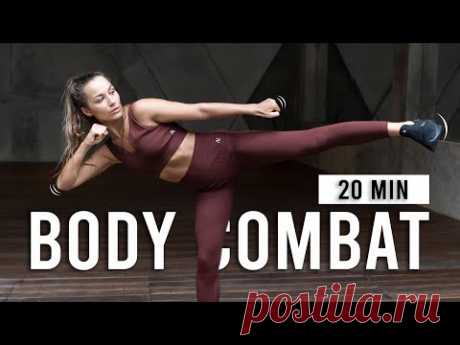 20 MIN CARDIO WORKOUT | Body Combat Inspired HIIT Workout With Kickboxing and Boxing